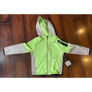 Russell Dri-Power 360 Boys Hooded Jacket - Neon Yellow/Green (xs 4-5)